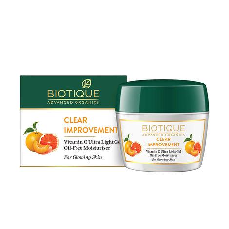 biotique advanced organics clear improvement vitamin c ultra light gel oil-free moisturiser (175 g)