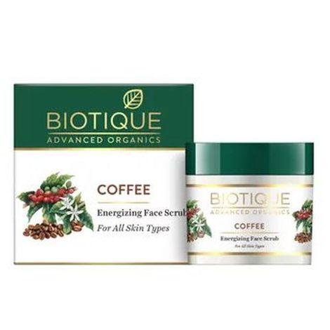 biotique advanced organics coffee energizing face srcub (50 g)