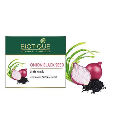 biotique advanced organics onion black seed hair mask (175 g)
