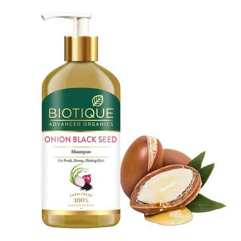 biotique advanced organics onion black seed shampoo (300 ml)