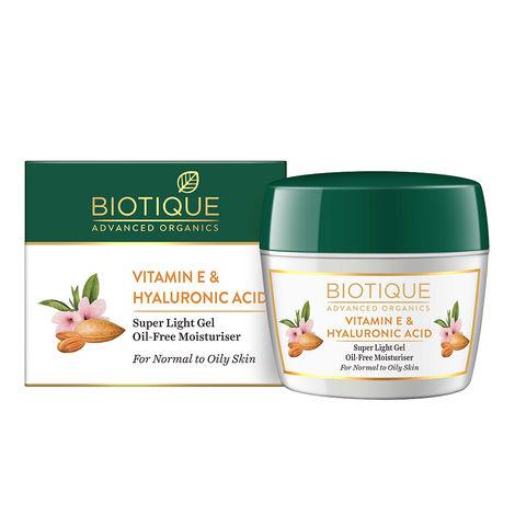 biotique advanced organics vitamin e & hyaluronic acid super light gel oil-free moisturiser (175 g)