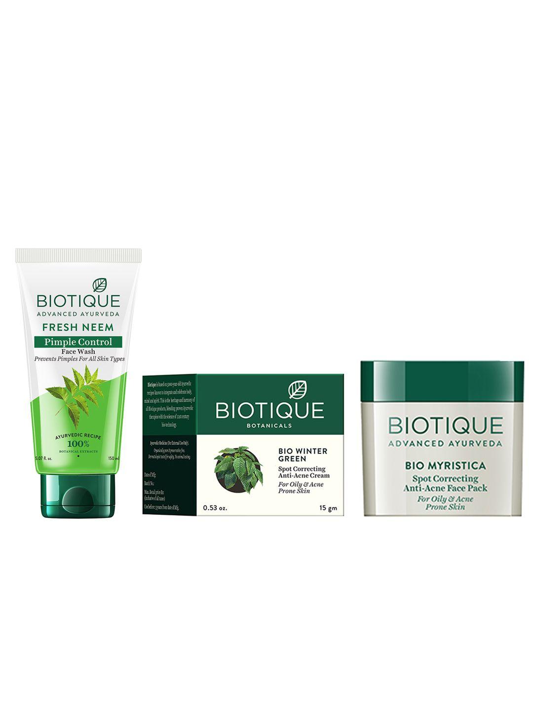 biotique bio anti acne combo