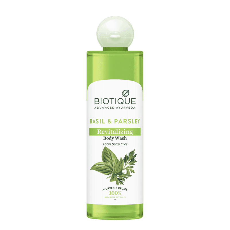 biotique bio basil & parsley revitalizing body wash