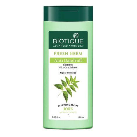 biotique bio fresh neem anti-dandruff shampoo & conditioner (180 ml)