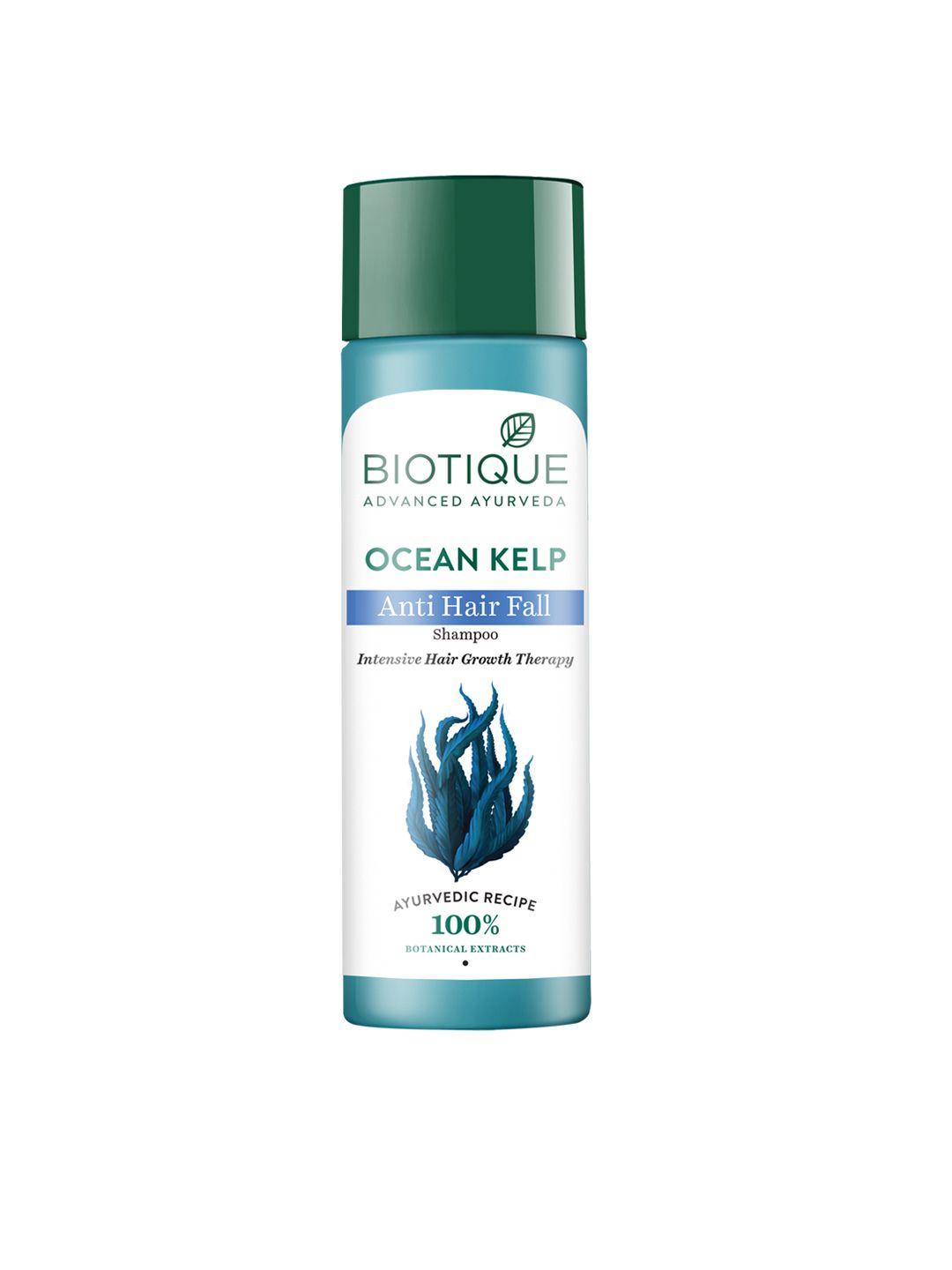 biotique bio kelp protein sustainable shampoo for falling hair intensive hair growth treatment  190 ml