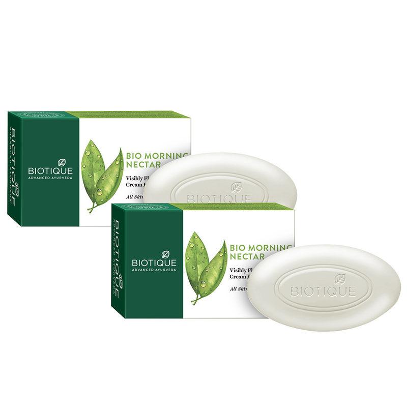 biotique bio morning nectar flawless skin soap - pack of 2