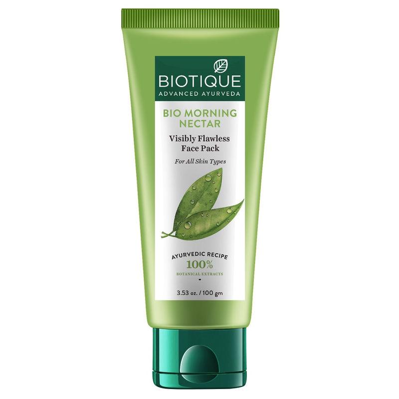 biotique bio morning nectar visibly flawless face pack