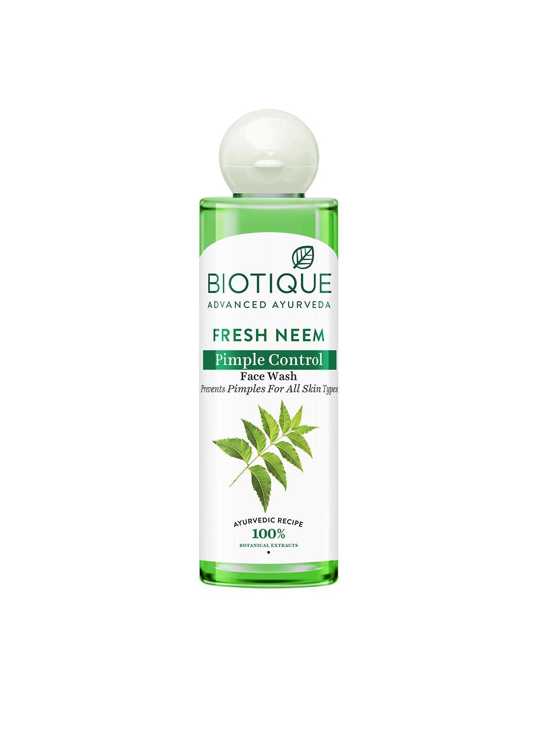 biotique bio neem sustainable purifying face wash 200 ml