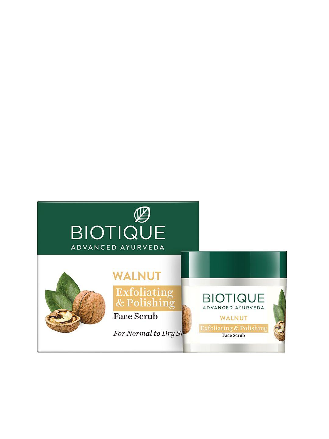 biotique bio walnut purifying polishing sustainable scrub 50 g