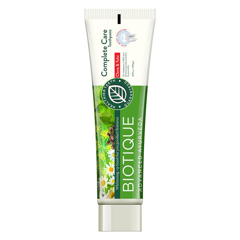 biotique clove & tulsi complete care toothpaste
