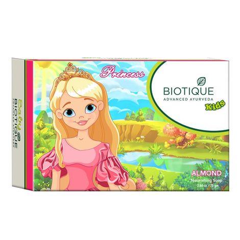 biotique disney baby girl bio almond nourishing soap (75 g)