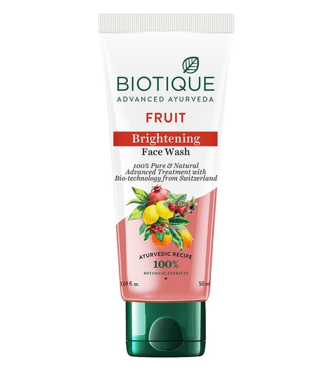 biotique fruit brightening face wash - 50 ml