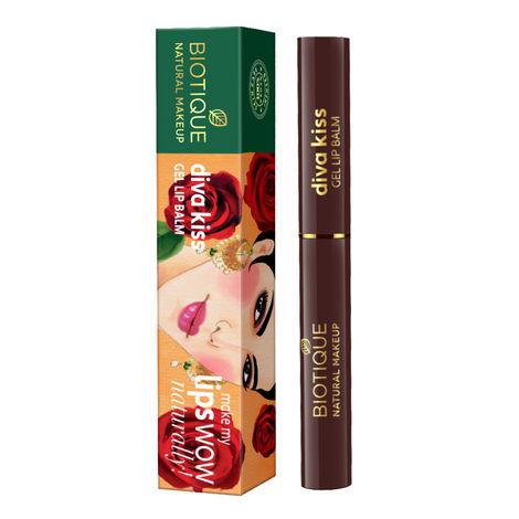 biotique natural makeup diva kiss gel lip balm (cinnamon swirl)(2 g)