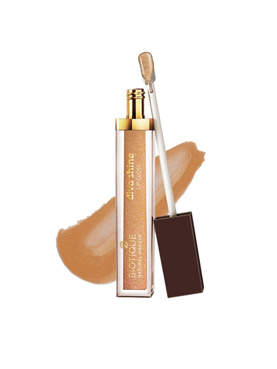 biotique natural makeup diva shine lip gloss-g101 pot of gold 3 ml