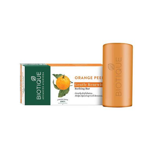 biotique orange peel revitalizing body soap (150 g)