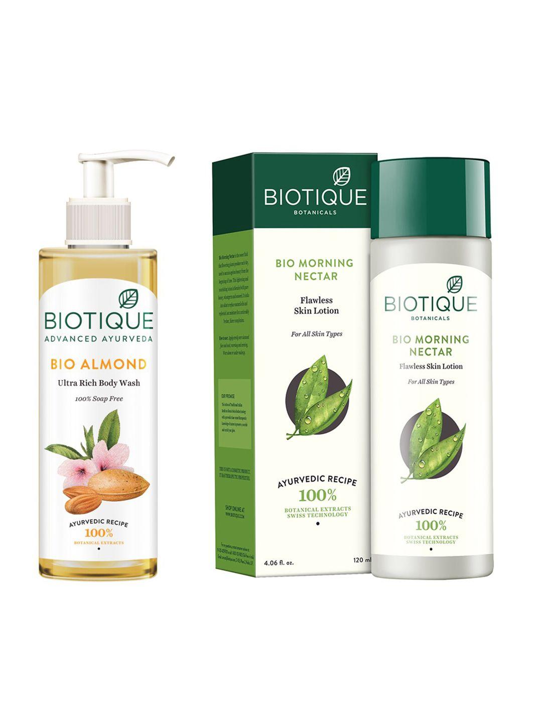 biotique set of body wash & sustainable skin lotion
