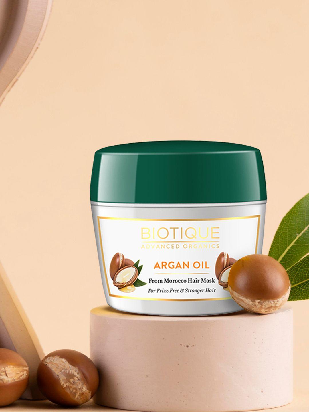 biotique unisex advanced organics argan oil from morocco hair mask 175 g