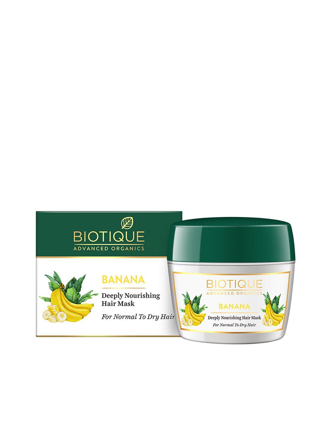 biotique unisex advanced organics banana deeply nourishing hair mask 175 g