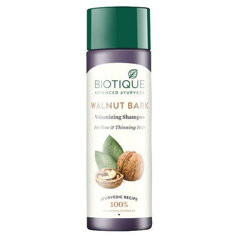 biotique walnut bark volumizing shampoo (120 ml)