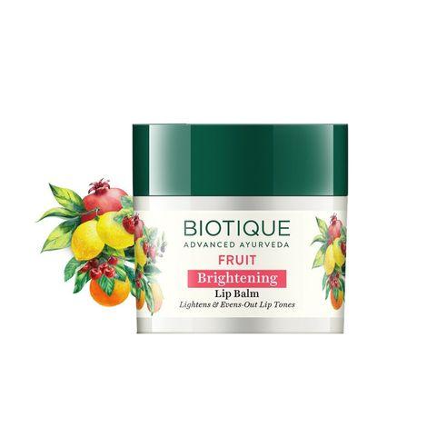 biotique fruit brightening lip balm (12 g)