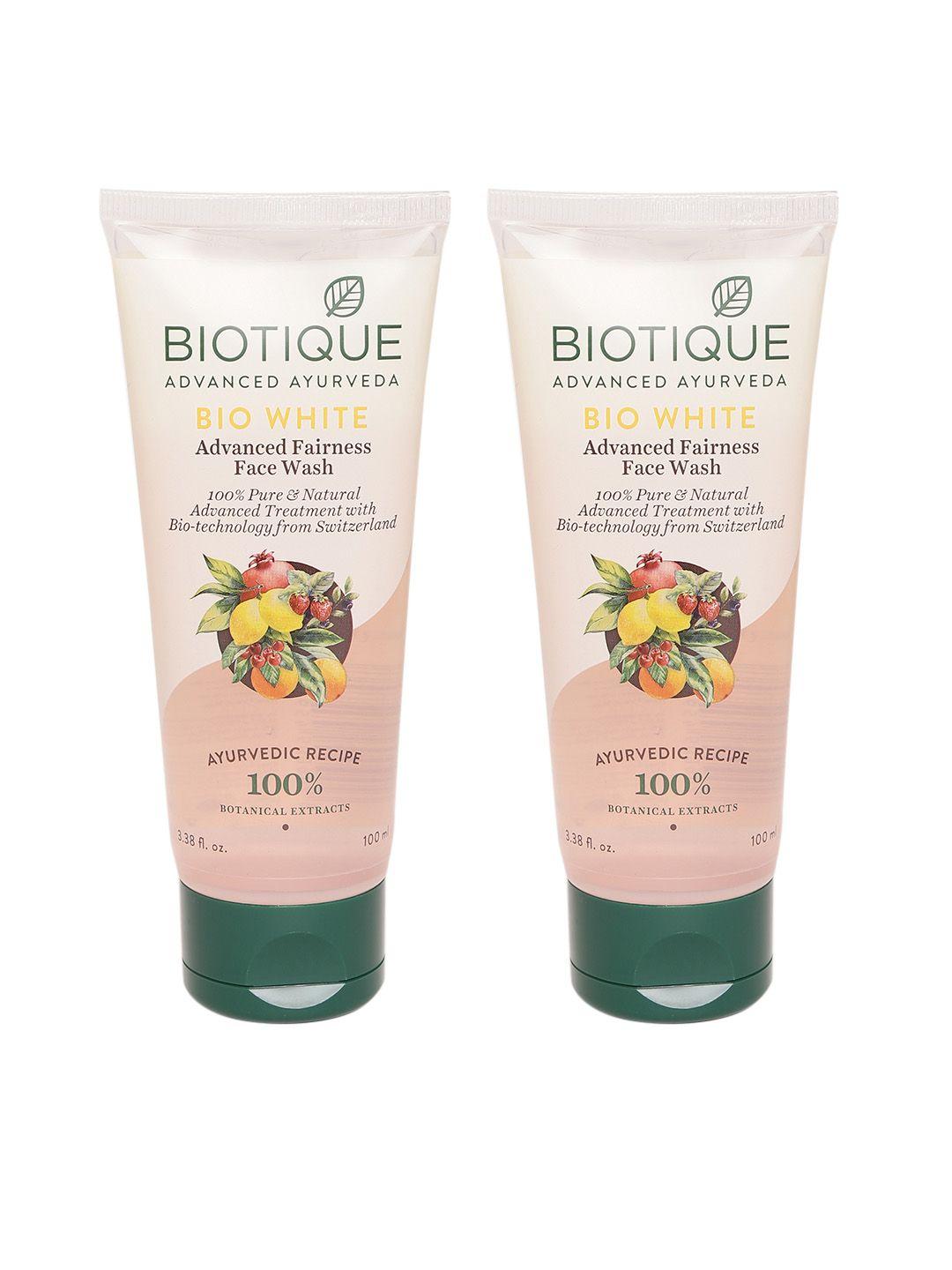 biotique advanced ayurveda unisex set of 2 face wash