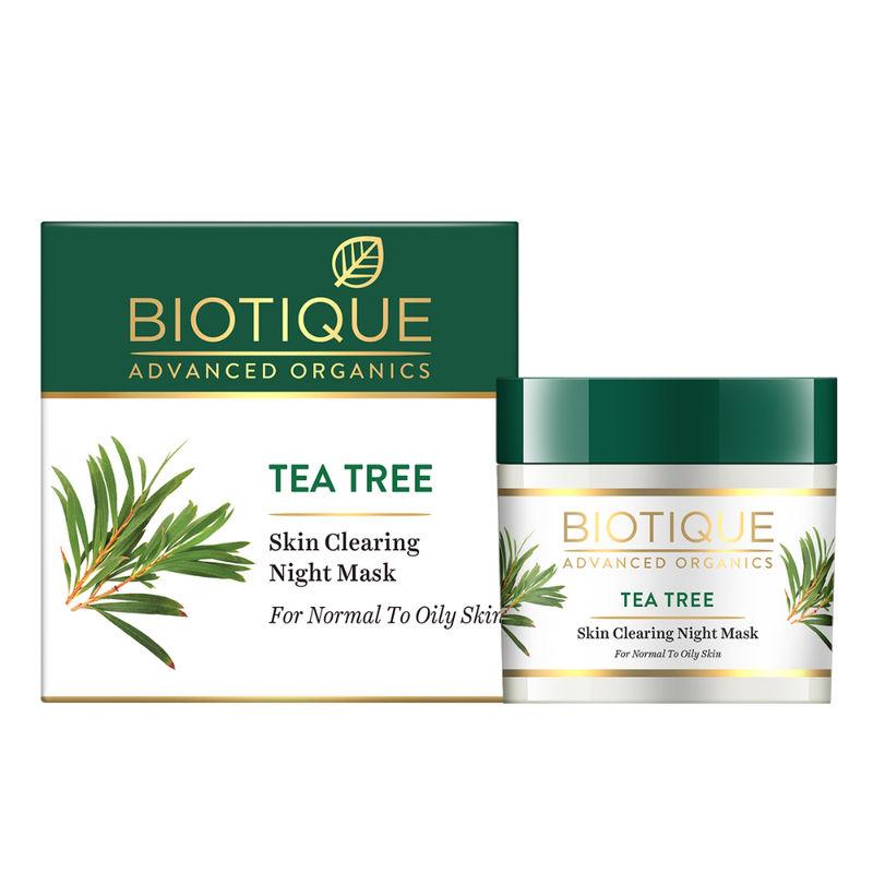 biotique advanced organics tea tree skin clearing night mask