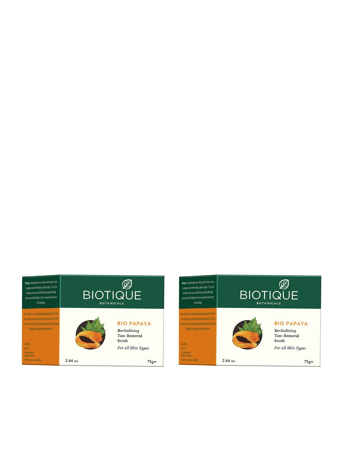 biotique anti tan removal scrub duo