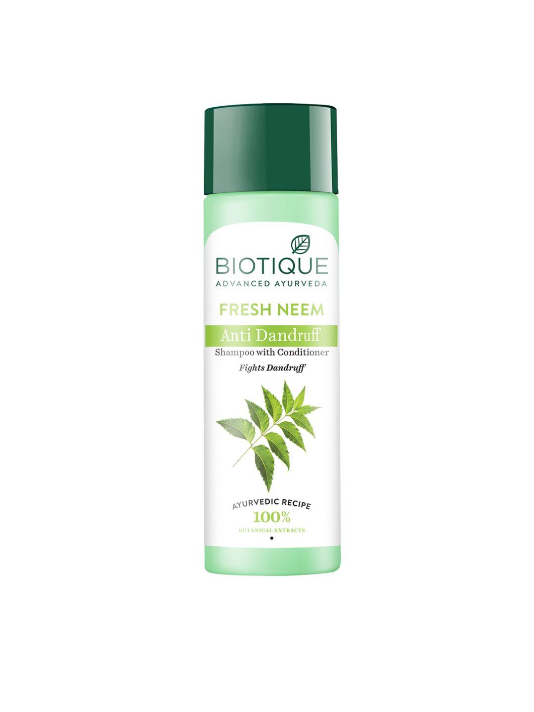 biotique bio neem margosa anti-dandruff shampoo & conditioner 190 ml