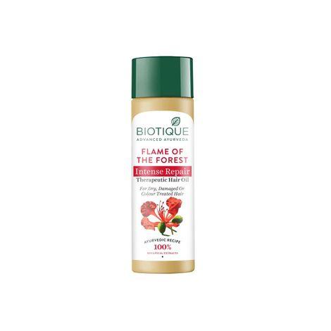 biotique flame of the forest intense repair therapeutic hair oil 120ml