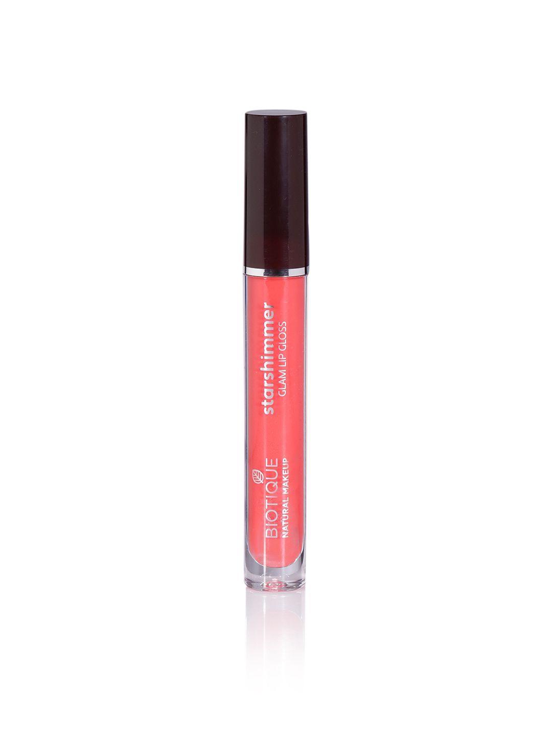 biotique natural makeup starshimmer glam lip gloss - heart stopper r319 3.5 ml