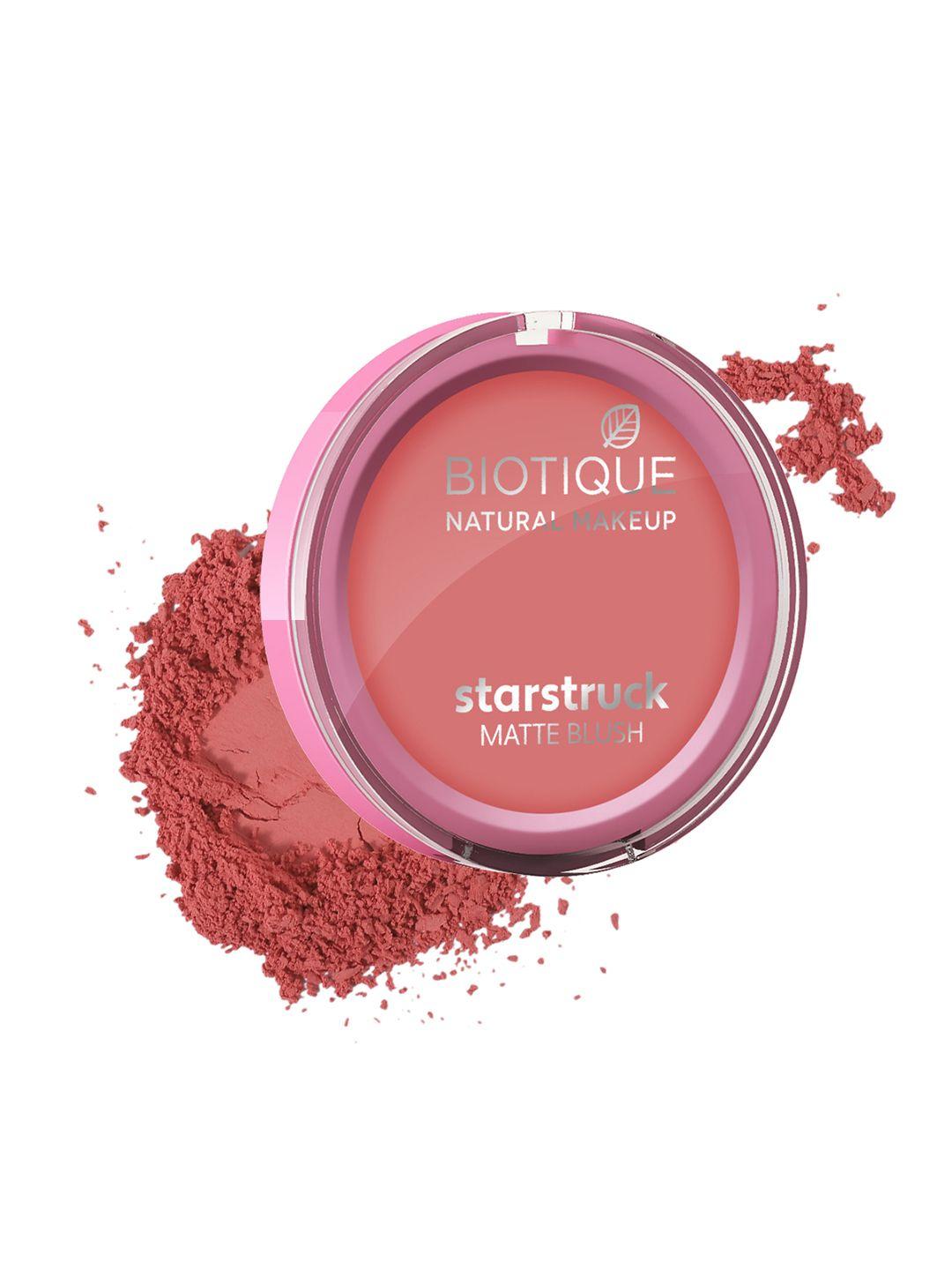 biotique natural makeup starstruck satin matte blush - modesty blush