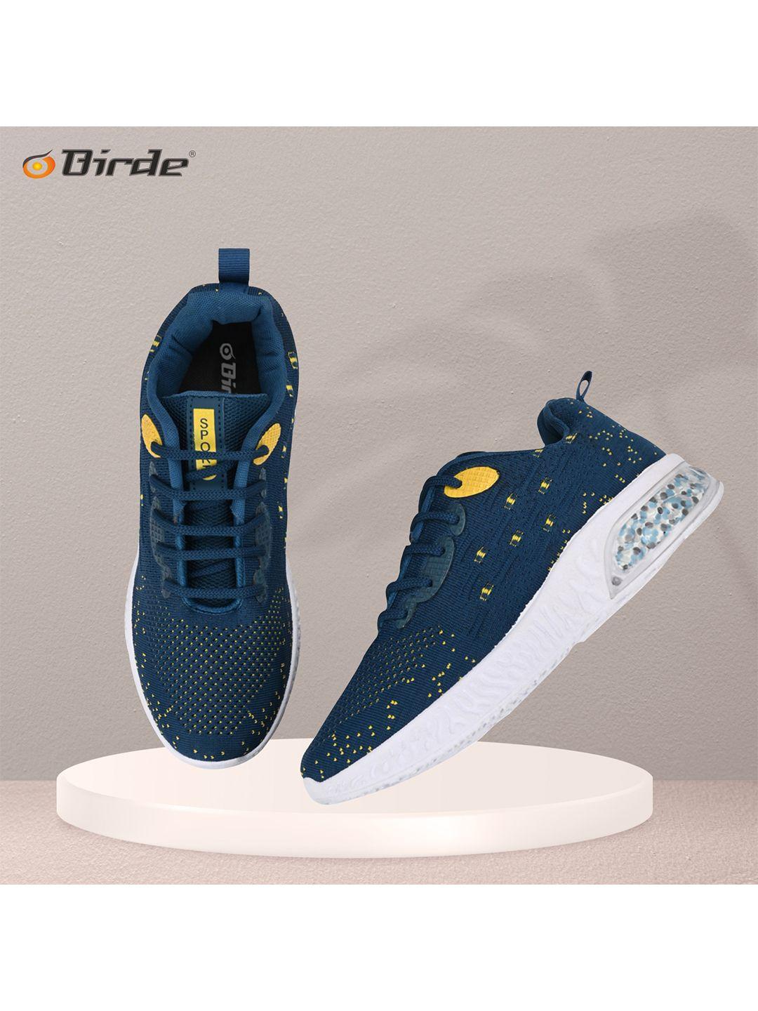 birde men blue printed sneakers