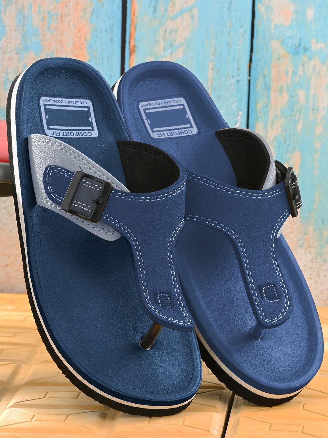 birde men textured thong flip-flops