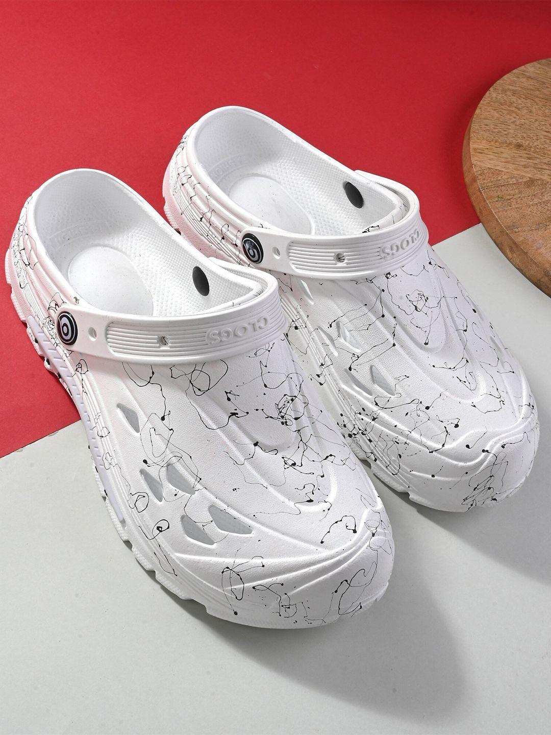 birde women printed clogs