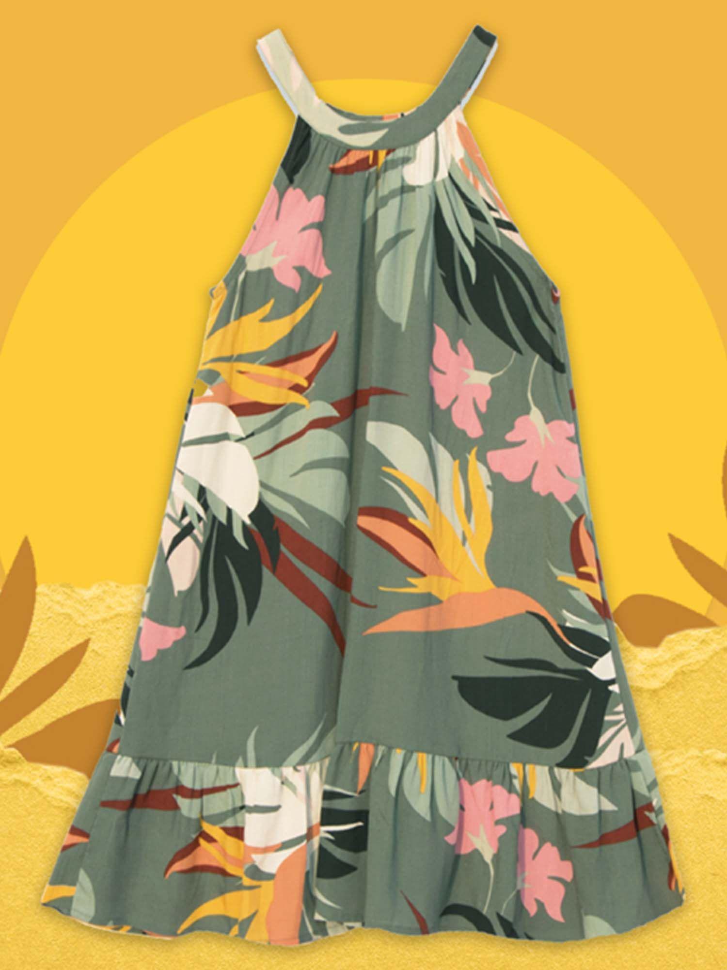 birds of paradise dress