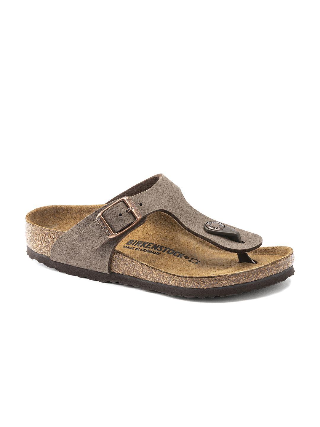 birkenstock-boys-brown-solid-nubuck-leather-narrow-width-gizeh-sandals