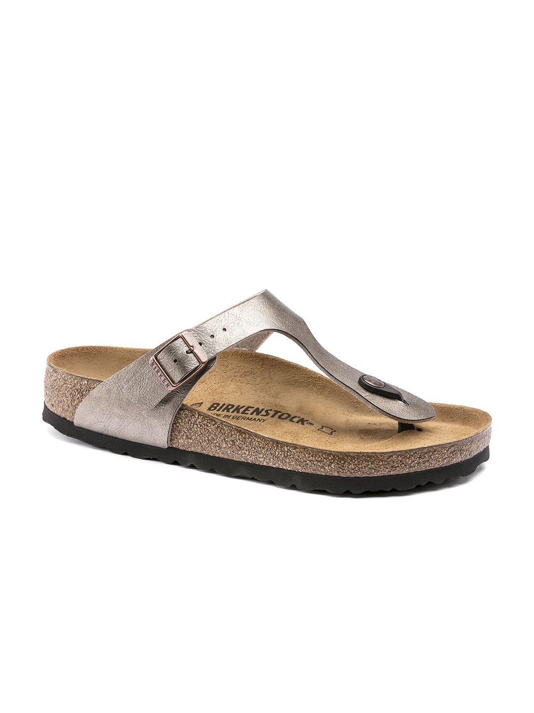 birkenstock women gizeh brown narrow width sandals