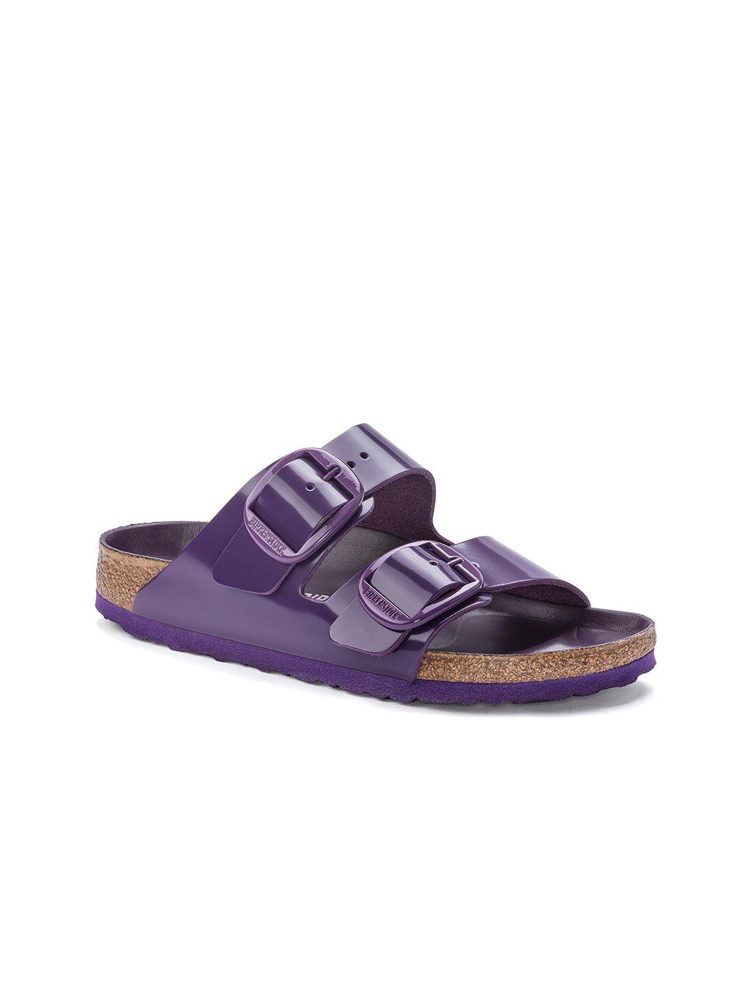 birkenstock arizona big buckle narrow width two-strap open toe flats