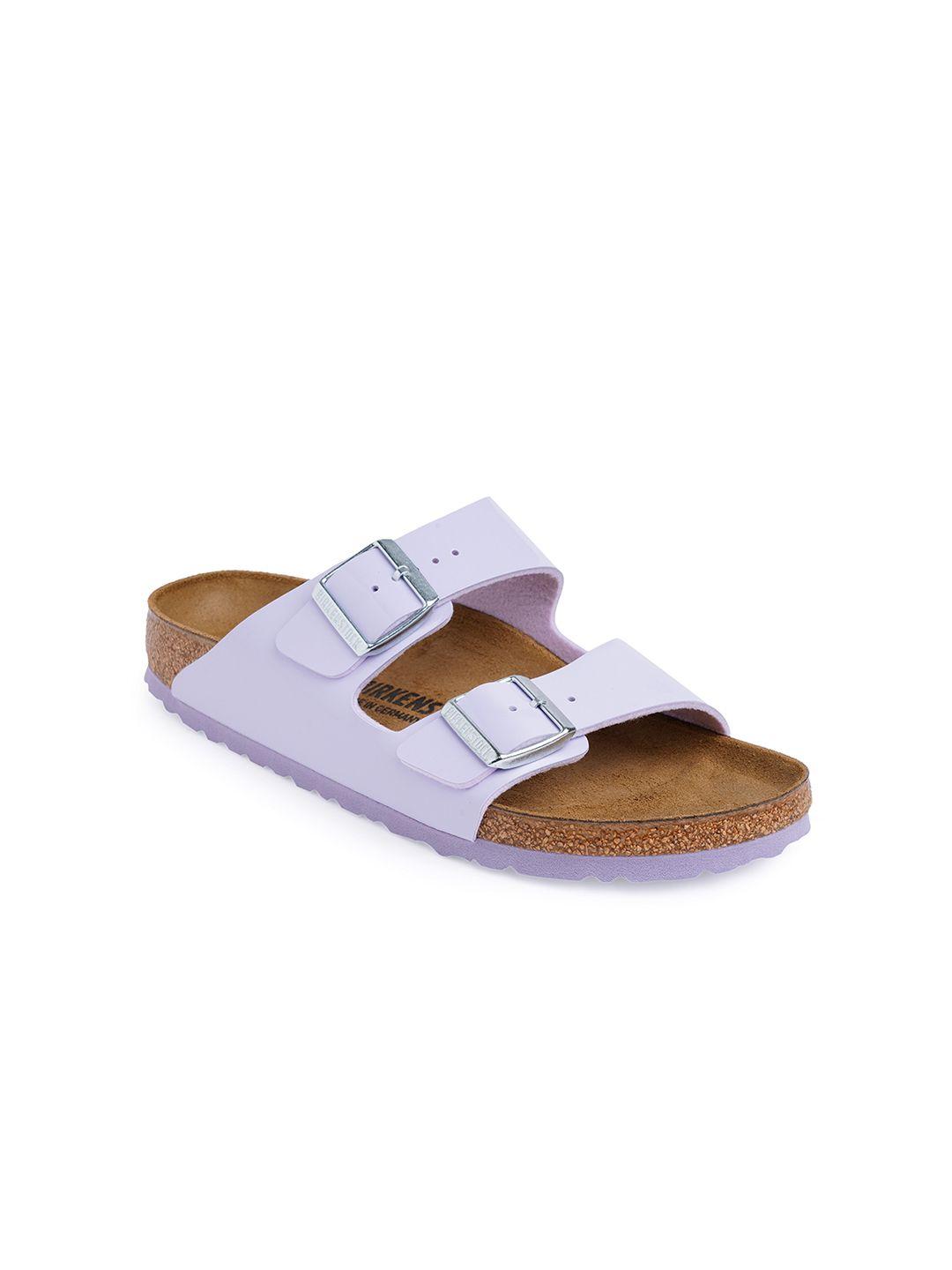 birkenstock arizona women purple fog narrow sliders