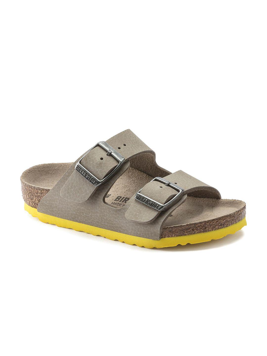 birkenstock boys arizona kids beige narrow width comfort sandals