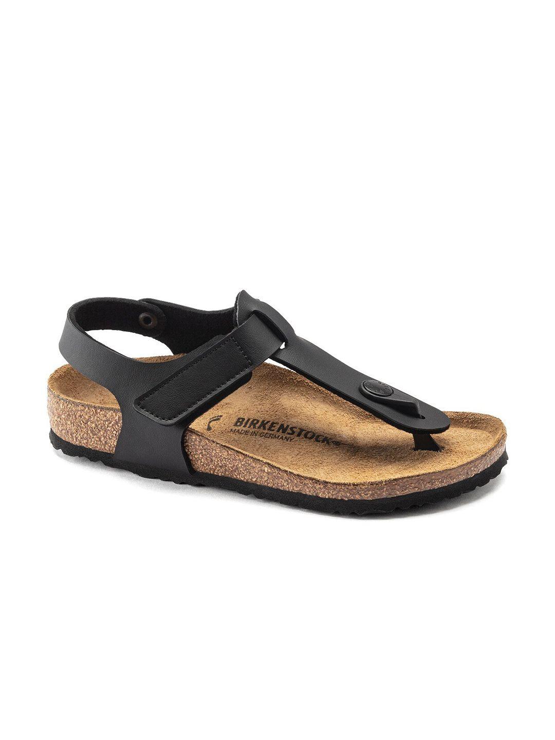 birkenstock boys kairo hl kids birko-flor black narrow width sandals