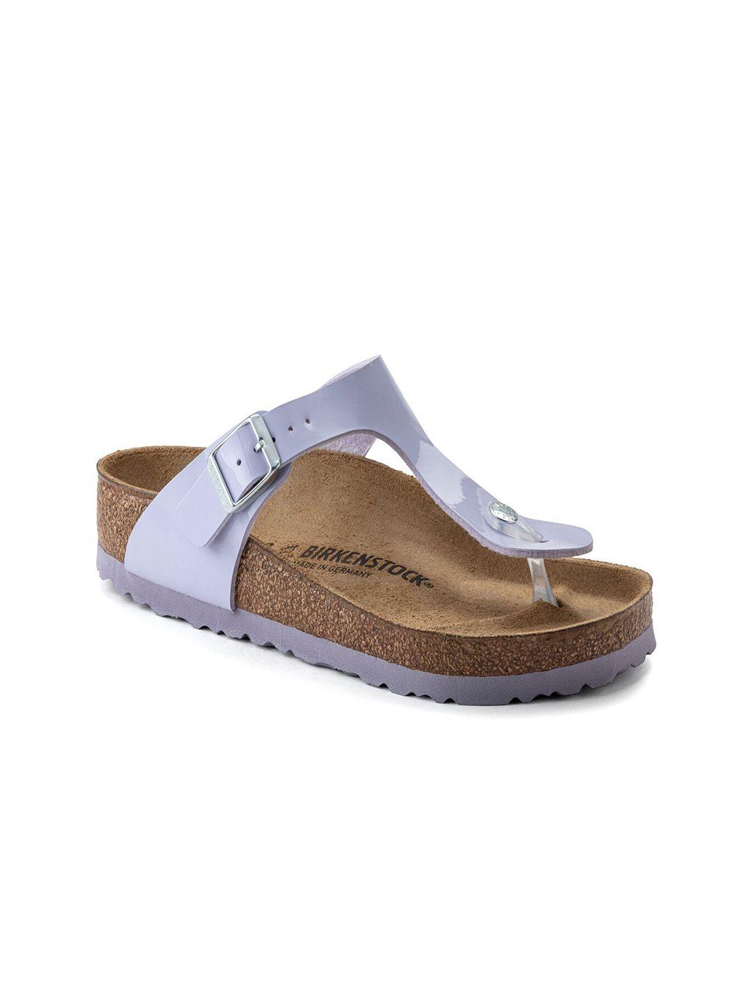 birkenstock gizeh women purple fog regular sliders