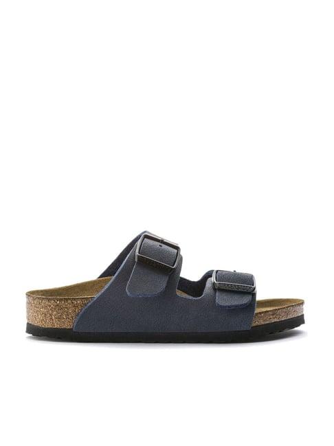 birkenstock kid's arizona navy narrow width casual sandals