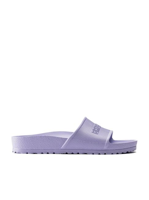 birkenstock men's barbados purple slides