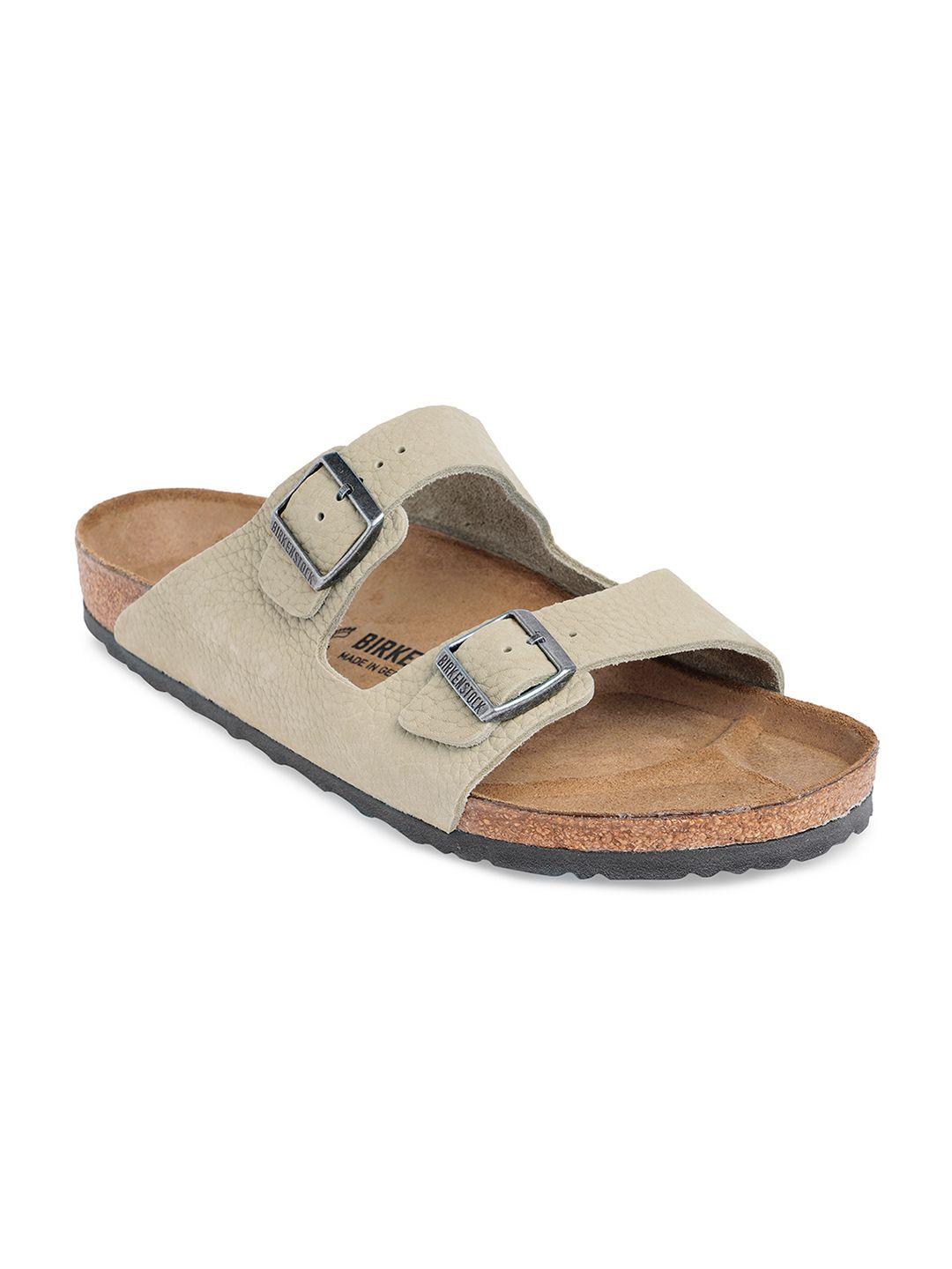 birkenstock men khaki arizona sliders