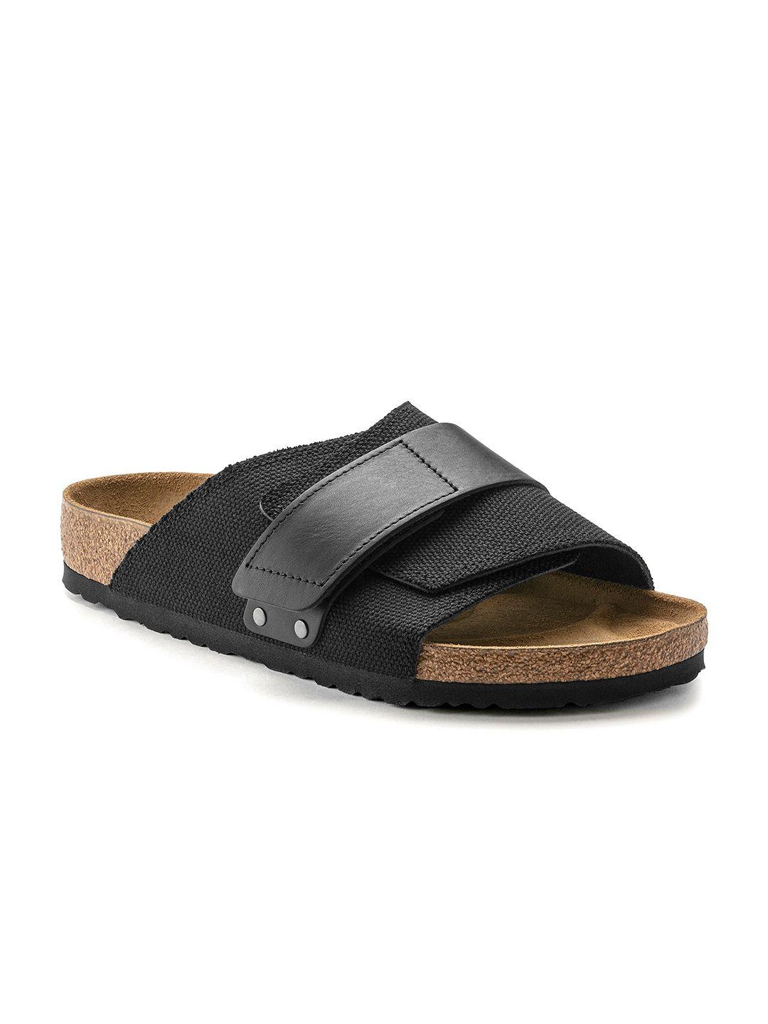 birkenstock men kyoto regular width one-strap comfort sandals