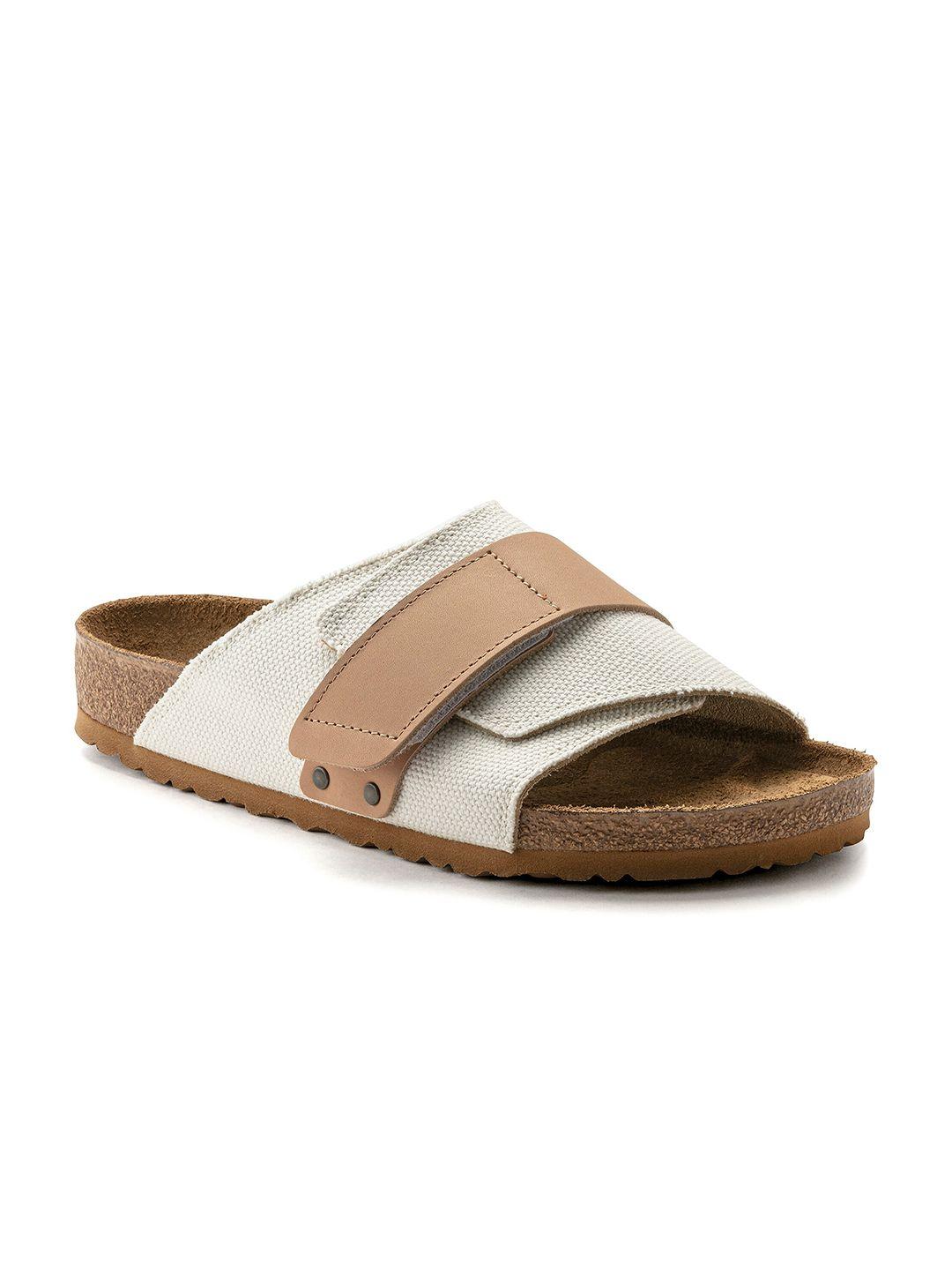 birkenstock men kyoto regular width one-strap comfort sandals