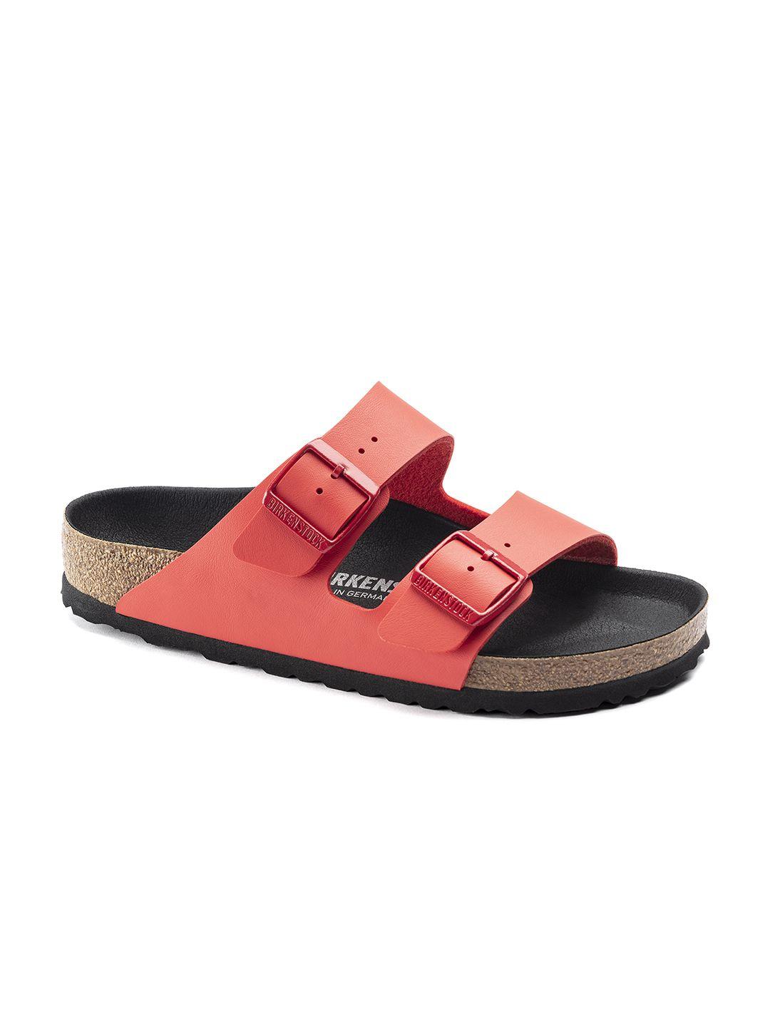 birkenstock unisex arizona red  regular width sandals