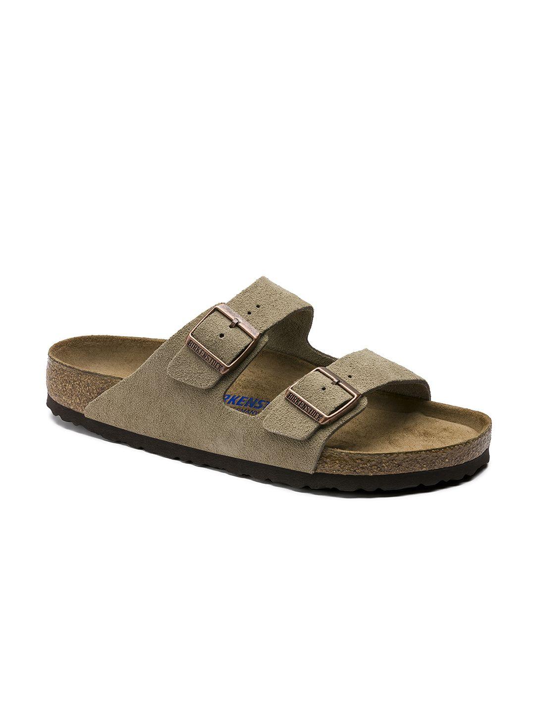 birkenstock unisex arizona soft footbed regular beige slides