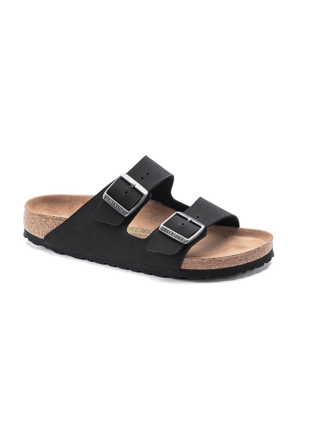 birkenstock unisex arizona vegan black regular slides